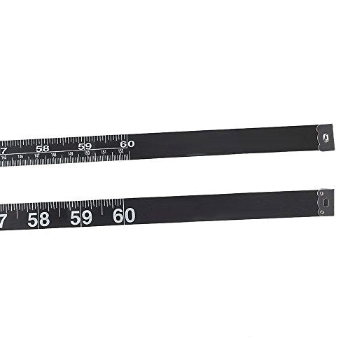 Set of 3 Soft Tape Measure, Black Color Sewing Tape Measure - size: 152cm / 60''