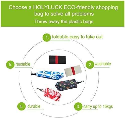 HOLYLUCK Reusable Grocery Bags,Heavy Duty Foldable Shopping Tote Bag (Standard, 3 Maze) - color: 3 Maze, style: Standard