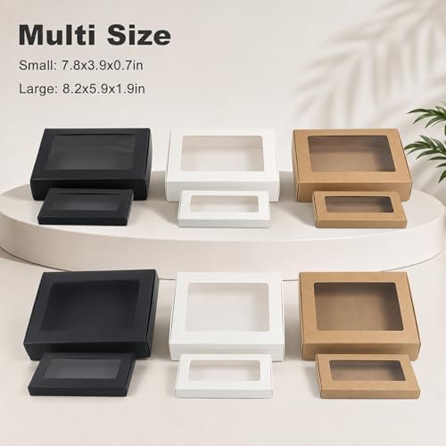 SULALIN Greeting Card Storage Boxes, 30 Pack,Kraft,7.87x3.93x0.78 Inch - color: 30pack,brown,7.87x3.93x0.78 inches