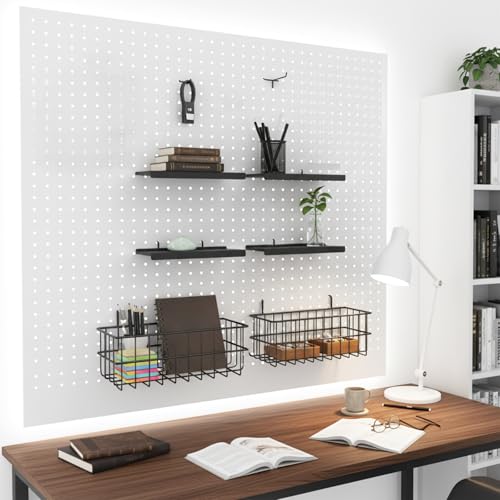 26PCS Peg Board Accessories Kit, Pegboard Hooks Assortment