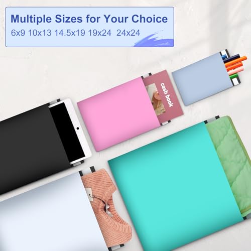120PC Poly Mailers 6x9 Inch Light Blue Mailing Envelopes Bags 6x9 Poly Mailers Shipping Bags with Self Adhesive Waterproof and Tear-Proof Postal Bags - color: Light Blue, size: 6x9 120PC