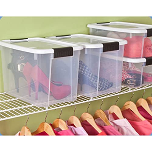 Sterilite Ultra Latch Box with Lids for Home and Office, 30 Quart, 24-Pack - size: 30 Quart, style: 24-Pack