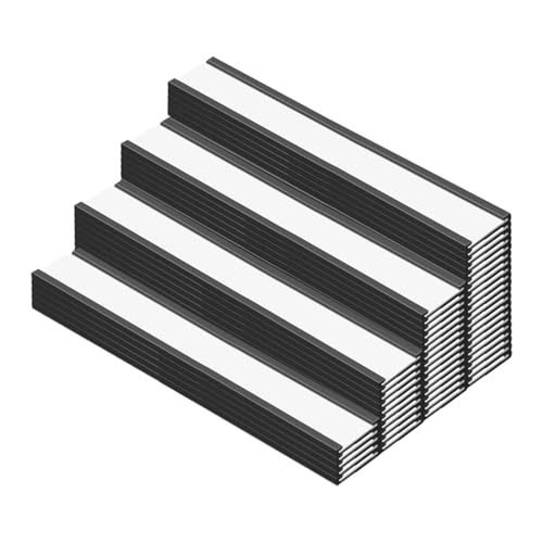 Magnetic Label Holder 0.78"X4",Magnetic Labels for Shelving,Magnetic Data Card Holders File Cabinet Labels,Pack of 50 - size: 0.78"X4"-50pcs