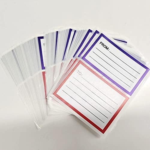 to from Return Address Mailing Labels 120 Pcs Blank Mail Shipping Label