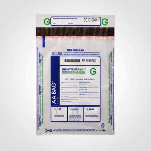 8x10.5 Small Deposit Bags Clear Plastic (Package of 100)