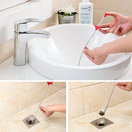 4 Pack Telescoping Magnet Pick-up Tool Set - Retrieving Pickup Tools,Extendable Pick Up Tools,Bendable Spring Magnet Stick,Flexible Extra Long Reach Bendable Curve Grabber with 4 Claws