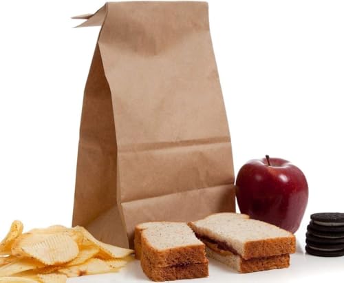 Perfect Stix 6lb Brown Paper Kraft to go Bags - Pack of 50ct - size: 6lb-Pack of 50ct
