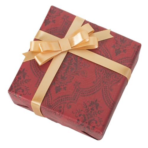 3/8 Inch Gold Ribbon 50Yards – Perfect for Gift Wrapping - color: Gold, size: 3/8"