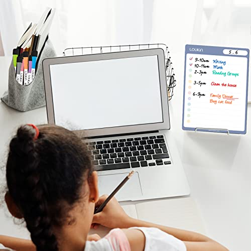 loukin Static Cling Dry Erase Checklist 4 Pack, Whiteboard to do List - size: To-do List 4-Pack