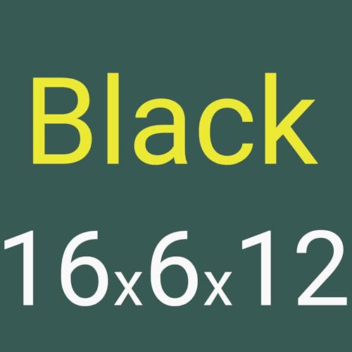 METRONIC Large Black Paper Bags With Handles 16x6x12 Inch 100 Pack, - color: Black, size: 1 Count (Pack of 100)