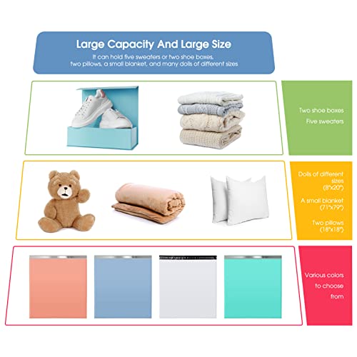Metronic Poly Mailers 24×24 100 Pcs Large Shipping Bags for Clothes Blue - color: Blue, size: 24x24 100PC