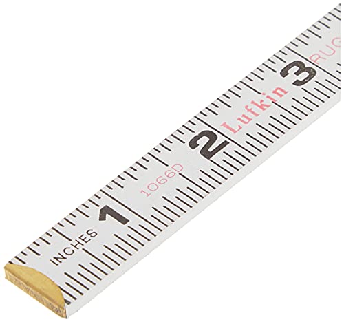 Crescent Lufkin 5/8" X 6' Red End® Engineer's Scale Wood Rule | 1066DN