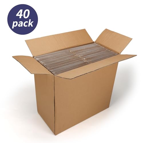40 Pack Small Shipping Boxes 7X7X6 Inches - size: 7x7x6