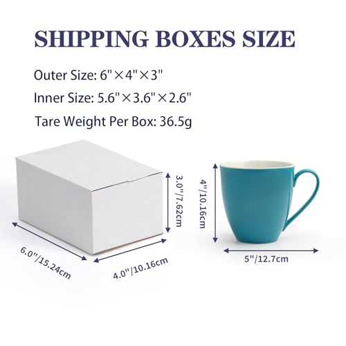 40 Pack Small Shipping Boxes 6x4x3 Inches - size: 6x4x3