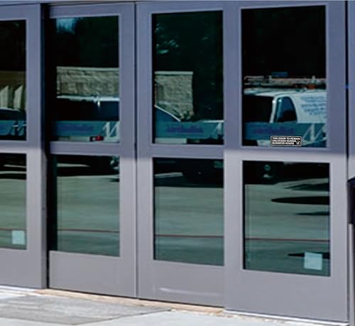 This Door To Remain Unlocked During Business Hours Sign – Do Not Lock Door During Business Hours Sign – Made from Premium Frosted Acrylic Material, Super Strong Self-Adhesive, Quick and Easy Installation, Suitable for Main Entrance Doors and Office Doors