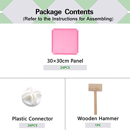 C&AHOME 6-Cube Storage Organizer Cube Shelf Closet Storage Bookcase, Pink - color: Pink