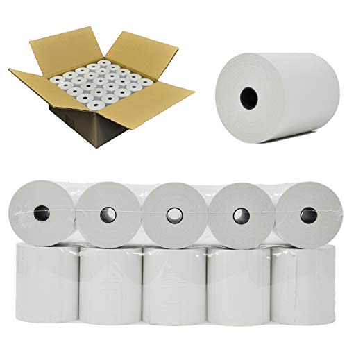 CASH REGISTER PAPER FOR STAR SP700 3" x 150' BOND (50 NON-THERMAL) POS KITCHEN PRINTER PAPER - 50 GSM NEW POS RECEIPT ROLLS FOR TMU200 SRP275