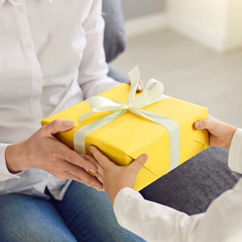 NEBURORA 120 Sheets Yellow Tissue Paper Sunflower Gift Wrap Paper - color: Yellow