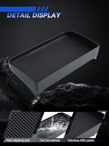 for RAV4 Dashboard Console Organizer 2019-2025 Toyota RAV4 Hybrid LE/XLE/Limited/Adventure/XLE Premium/TRD Off Road Accessories Behind Screen Organizer Storage Box Console Dash Tray - size: for 2019-2025 Toyota RAV 4