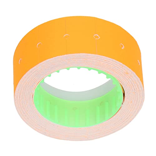 Tyenaza Pricing Labels, 15000 Pieces, Orange, Compatible with M5500, MX5500, AK813, HG979, 21x12mm, Strong Adhesive, Visible, Marking Coding Price Gun Labels - color: Orange