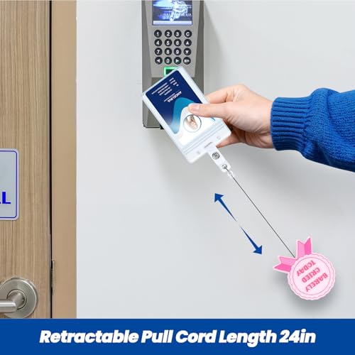 Barely Cried Today Funny Pink Ribbon Pediatric Nurse Badge Reel of Acrylic - color: Barely Cried Today
