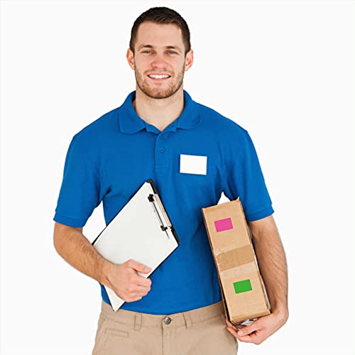 Rectangle Color Coding Labels 3/4" x 1/2" Multi Bright Colors Price Sticker - color: 7 Colors