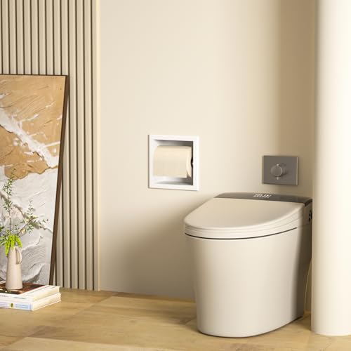 Toilet Paper Holder for Bathroom Renovation - color: White