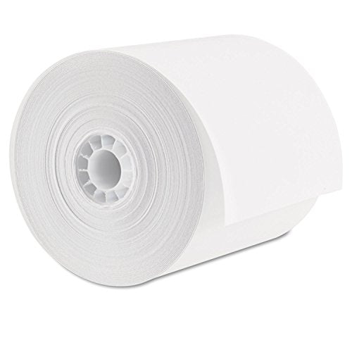 PM Company Item One Ply White Bond Rolls - 50 Rolls/Carton, 2 3/4 Inches x 150 Feet (07701)