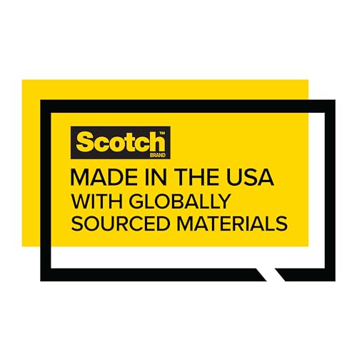Scotch Heavy Duty Shipping Packaging Tape, Clear, Split-Resistant, 1.88 in x 27.7 yd per Roll (1000 inch), 6 Rolls, 6 Dispensers (6000 inches Total) – Box Tape - size: 6 Rolls