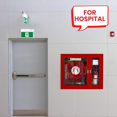 15 x Fire Extinguisher Inside Sticker | 3 x 3 Inch Vinyl Fire Extinguisher Inside Sign | UV-resistant Fire Extinguisher Sticker | Fire Extinguisher Signs for Business