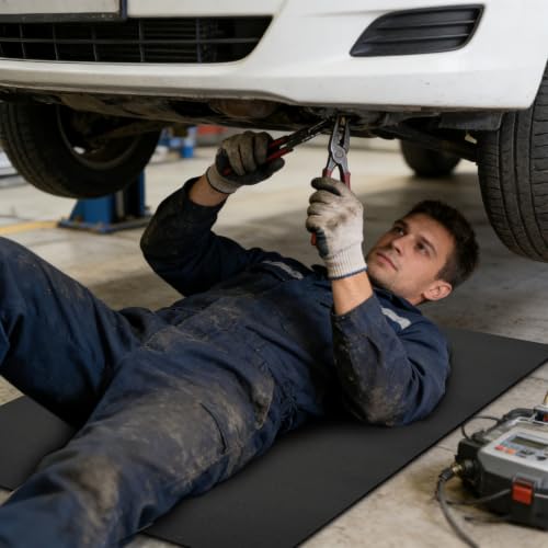 2 Pack 29”x36” Premium Oil Spill Mat for Under Car