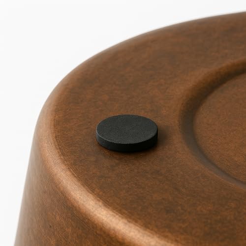 happimess Axel 2 Gal Hammered Steel Waste Bin 10", Antique Copper, Set of 2 - color: Antique Copper, size: Set of 2