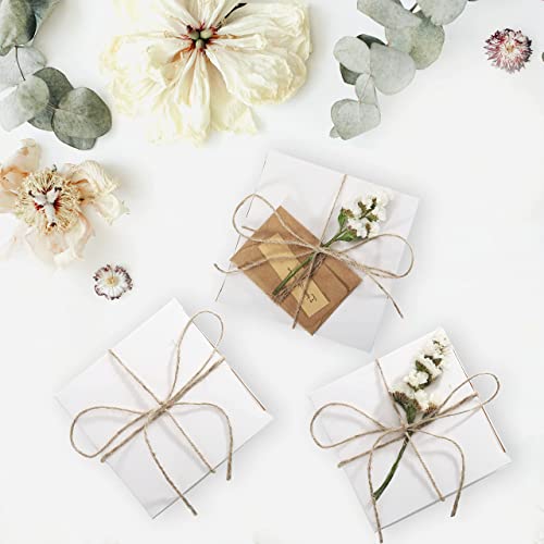 Frantis 15 Pack White Gift Boxes with Lids, 6x6x6 Inch Gift Boxes for Treats, Candles, Mugs, Weddings, Christmas, Bridesmaid Proposals & Small Business Packaging, Includes Thank You Stickers - color: White-6x6x6Inch