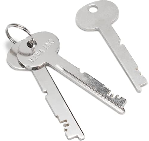 Barska Key Lock Depository Drop Safe – Steel Lock Box with Drop Slot, Anti-Fishing Baffle, for Cash, Receipts, Keys & Valuables – Ideal for Business & Office Use - style: Dual Key Small