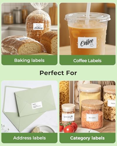 MUNBYN 1.97x1.18(50mm x 30mm) Thermal Labels,220 Sheets/Roll, White - color: White, size: 1.97" x 1.18"