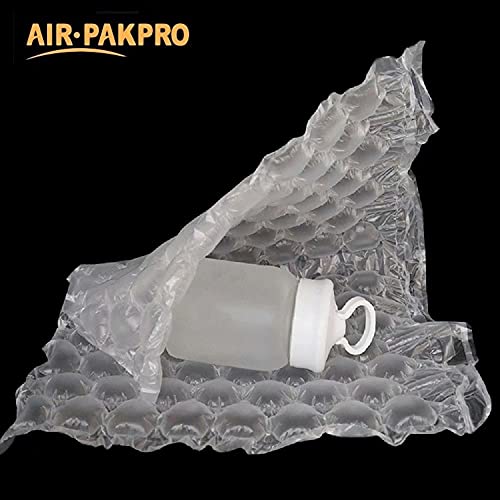 66Ft/Roll Sturdy Inflatable Packing Air Pillows Air Cushions Bags Packing Paper Void Fill Cushioning for Shipping and Packaging with Handpump No Machine Needed - size: 66Ft/Roll