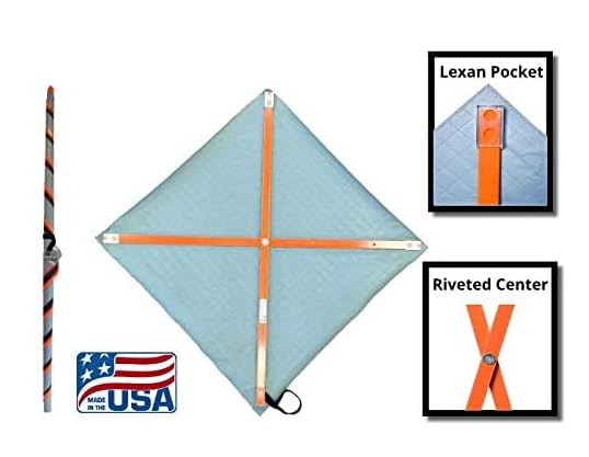 48" Reflective Fluorescent Orange Roll-Up Warning Sign. (RIGHT LANE CLOSED AHEAD) - color: RIGHT LANE CLOSED AHEAD