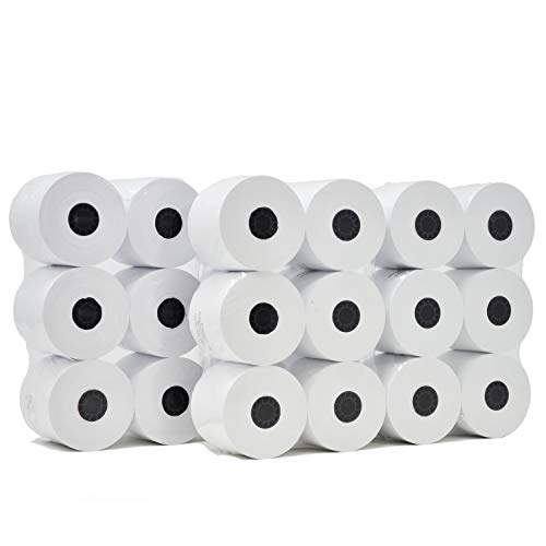 2 1/4 in x 150 ft Calculator Paper Rolls (50 Rolls – 55 GSM) 2.25" x 150' Adding Machine Tape 1-Ply Bond Receipt Paper for El-1750 1801 P23 XE A155 A152 A150 A130 ERC 340 380 322 ER 250 220