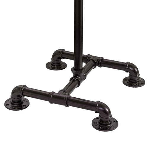 MyGift Cowboy Hat Rack Stand, 10 Hook Wood Hat Tree Organizer - color: Brown