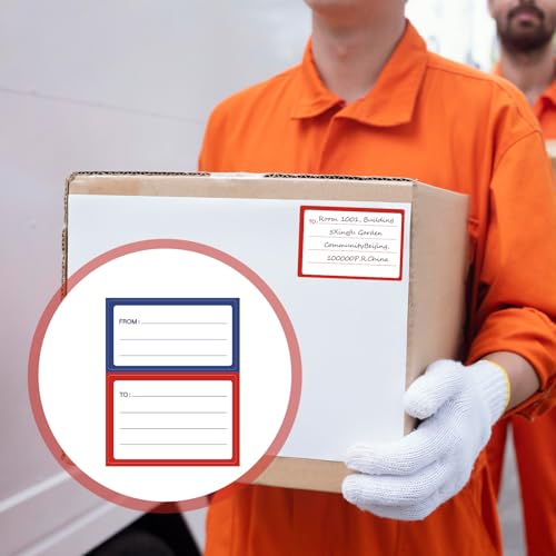Mabor 100Pcs to from Address Mailing Labels, Self-Adhesive