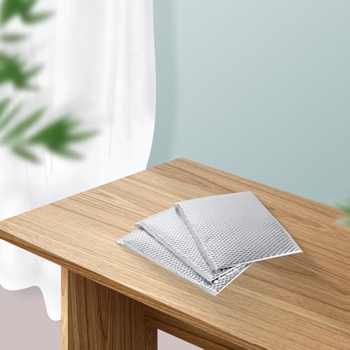 30 PCS 11.4 x 14 Inch Bubble Mailers, Silver Padded Mailing Envelopes, Practical Self Seal Aluminum Film Shipping Envelopes for Packing, Mailing - color: Silver