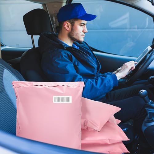Famagic Pink Poly Mailers 17x21 for Clothes, Books and Packages, 50 Pack - color: Pink, size: 17x21