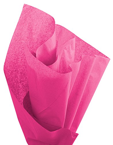 Brand New Tissue Paper Pack 48 Sheets 20 Inch x 30 Inch Hot Pink - color: Hot Pink