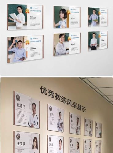 Wall Mount Acrylic Sign Holder (A5 148×210mm/5.83×8.27inches) - color: Horizontal and Vertical Dual Use A5 148×210mm/5.83×8.27inches