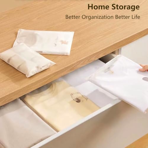 3 Sizes 30PCS Frosted Poly Bags - color: 3 sizes, size: 6x8",8x12",12x16"(10 pcs per size)