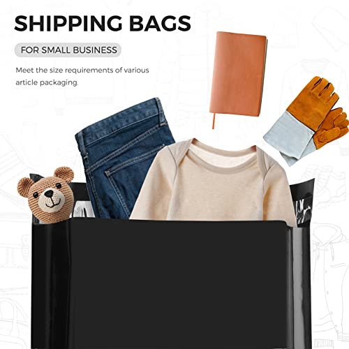 Metronic Poly Mailers 12x15.5 100pack Plastic Shipping Bags Envelopes Black - color: Black, size: 12x15.5 100PC