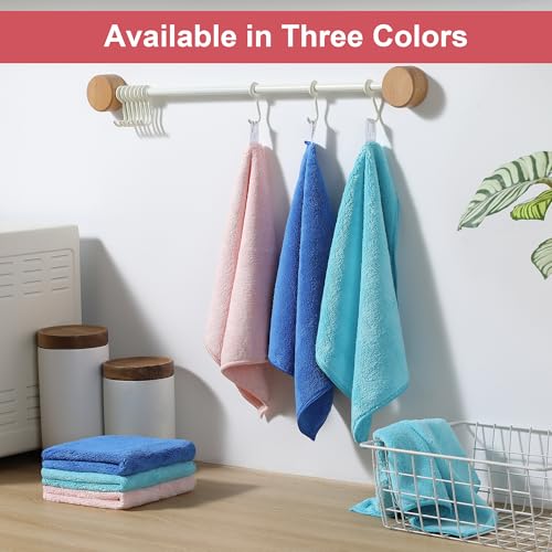 JOYMOOP Microfiber Cleaning Cloth, 18 Piece Set, Medium, Pink - color: J