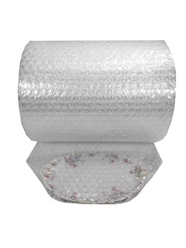 Amazon Basics Perforated Bubble Cushioning Wrap - Medium 5/16", 24-Inch x 100-Foot Long Roll, Clear - size: 24 inch x 100 ft
