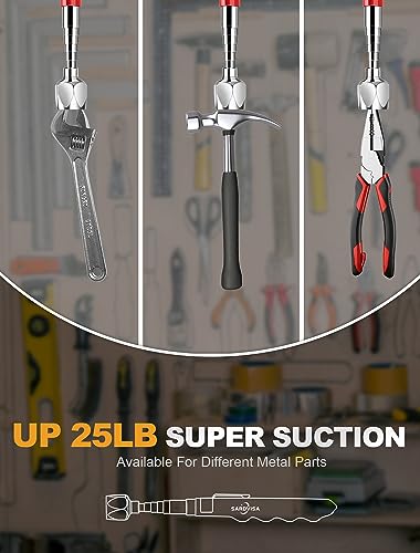 SARDVISA 2-Pack Pickup Tool Set with Telescoping Magnet and Claw Grabber - size: 2 Pack Magnetic Pickup Tool Set