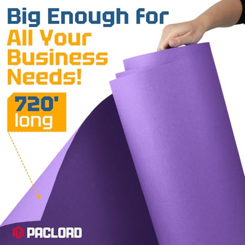 USA Made 18" x 8640" (720 ft) Lilac Kraft Paper Roll, Large Size - color: Lilac, size: 1 Roll
